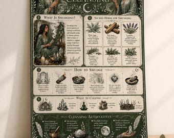 Smudging and Cleansing Guide – Sacred Smoke, Energy Purification (Digital Download)