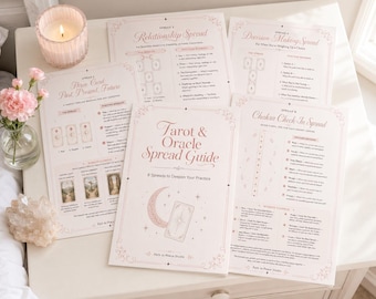 Tarot & Oracle Spread Guide - Printable