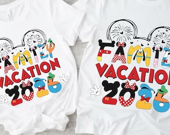 Family Vacation 2026 Shirts, Matching Family Vacation Tees, Summer Travel Shirts, Family Reunion Shirt, Vacation Outfit, Disney Trip Shirts