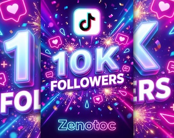 10 000 vrais abonnés TikTok | Forfait croissance instantanée