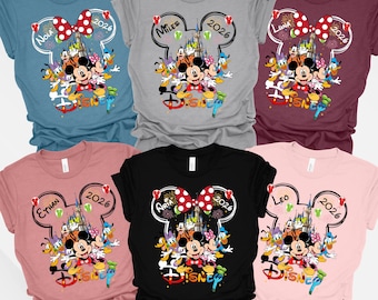 Koszulka Disney Family Vacation Shirt na zamówienie, Koszulka Disney Group Trip, Koszulka Disney Family Tee, Koszulka Disney Family Tee, Koszulka Disney World Vacation Tee