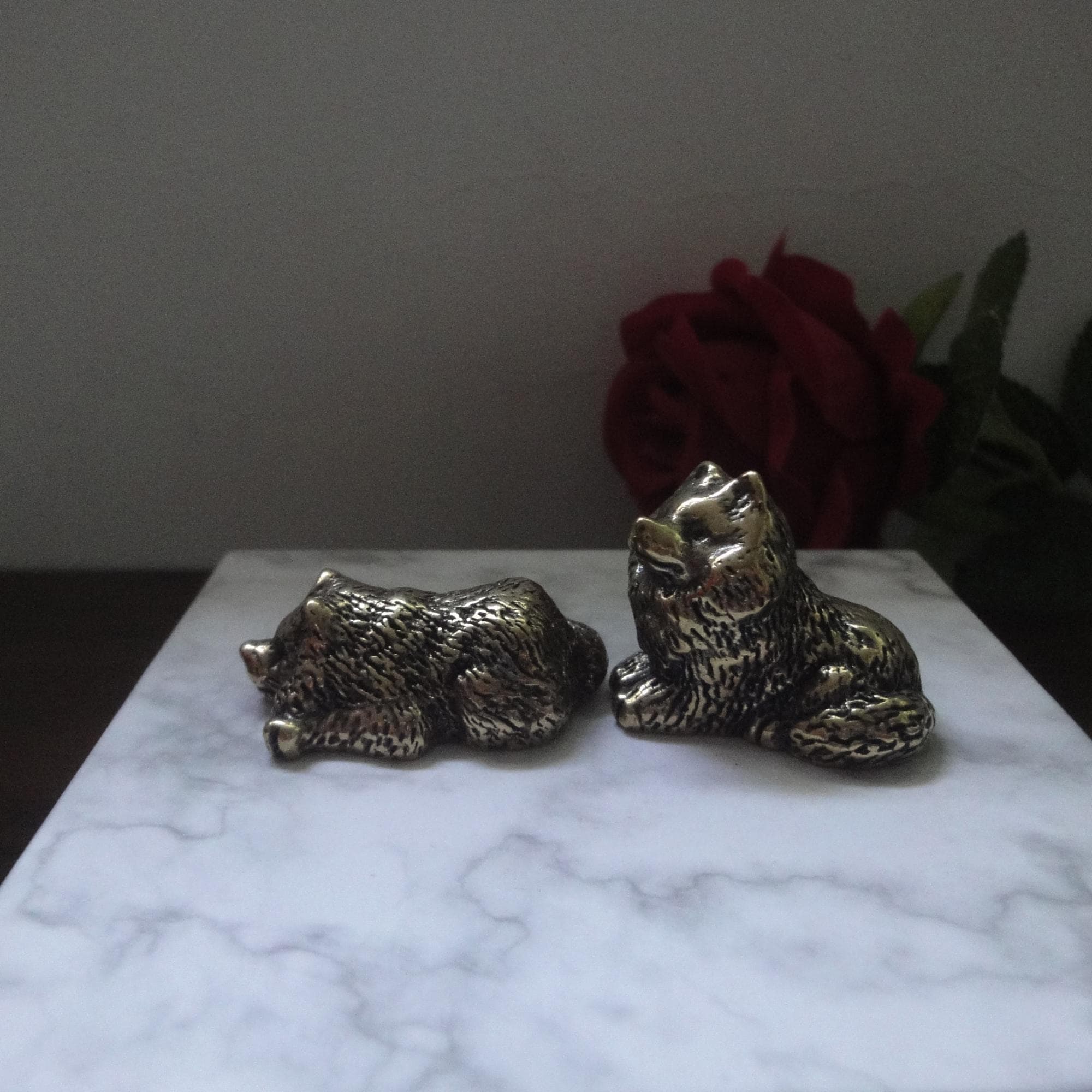 Vintage Samoyed Figurine - Etsy