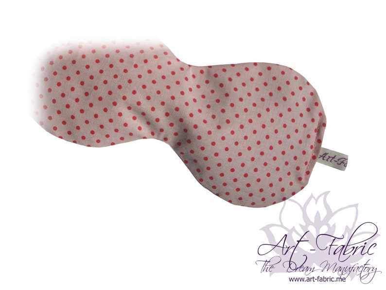 Eye Pillow Tiny Dots Organic Cotton Organic Filling image 4