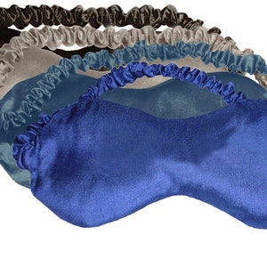 Traum-Schlafmaske aus reiner Seide mit Bio-Füllung Bild 2