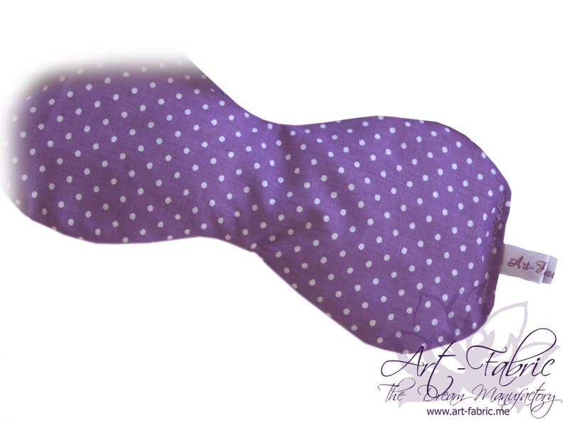 Eye Pillow Tiny Dots Organic Cotton Organic Filling image 5