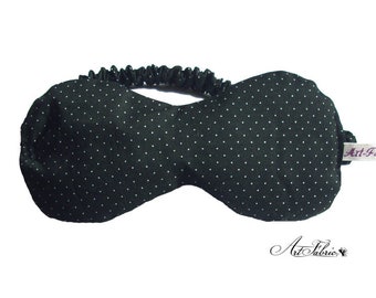 Organic Sleep Mask TIny Dots Pure Cotton