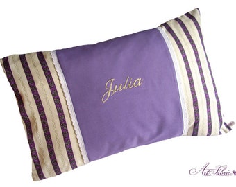 Personalized dream pillow set pillow with sleeve and fragrance