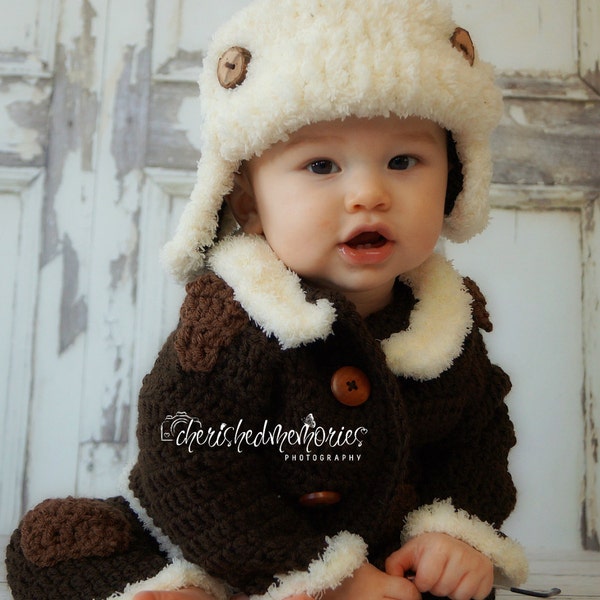 Baby Aviator Jacket Etsy