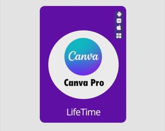 Canva Pro Account, Lifetime Access, 400,000+ Templates (Digital Delivery)