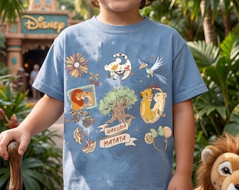 Disney Lion King Hakuna Matata Shirt, Retro Simba Timon Pumbaa Nala Mufasa Safari Tee, Disney Animal Kingdom Shirt, Disney Family Trip Gift