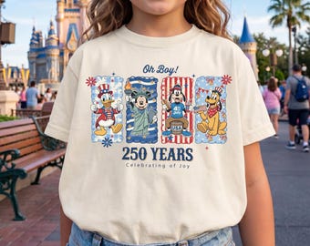 USA 250th anniversary shirt 1776 2026 patriotic Disney mickey and friends fourth of July tee