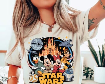 Mickey and Friends Star Wars Shirt, Star Wars Characters Shirt, Star Wars Shirt, Disney Mickey and Friends Shirt, Baby YodaShirt