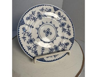 Platos Blue Viking Blue Denmark de 14 cm (5,5 pulgadas), década de 1950, fabricados en Japón, juego de 6 platos.