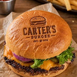 Benutzerdefiniertes Lebensmittel-Brandeisen, personalisierter Logo-Stempel für Burger, Steaks, elektrisches Fleischeisen, Geschenk für ihn