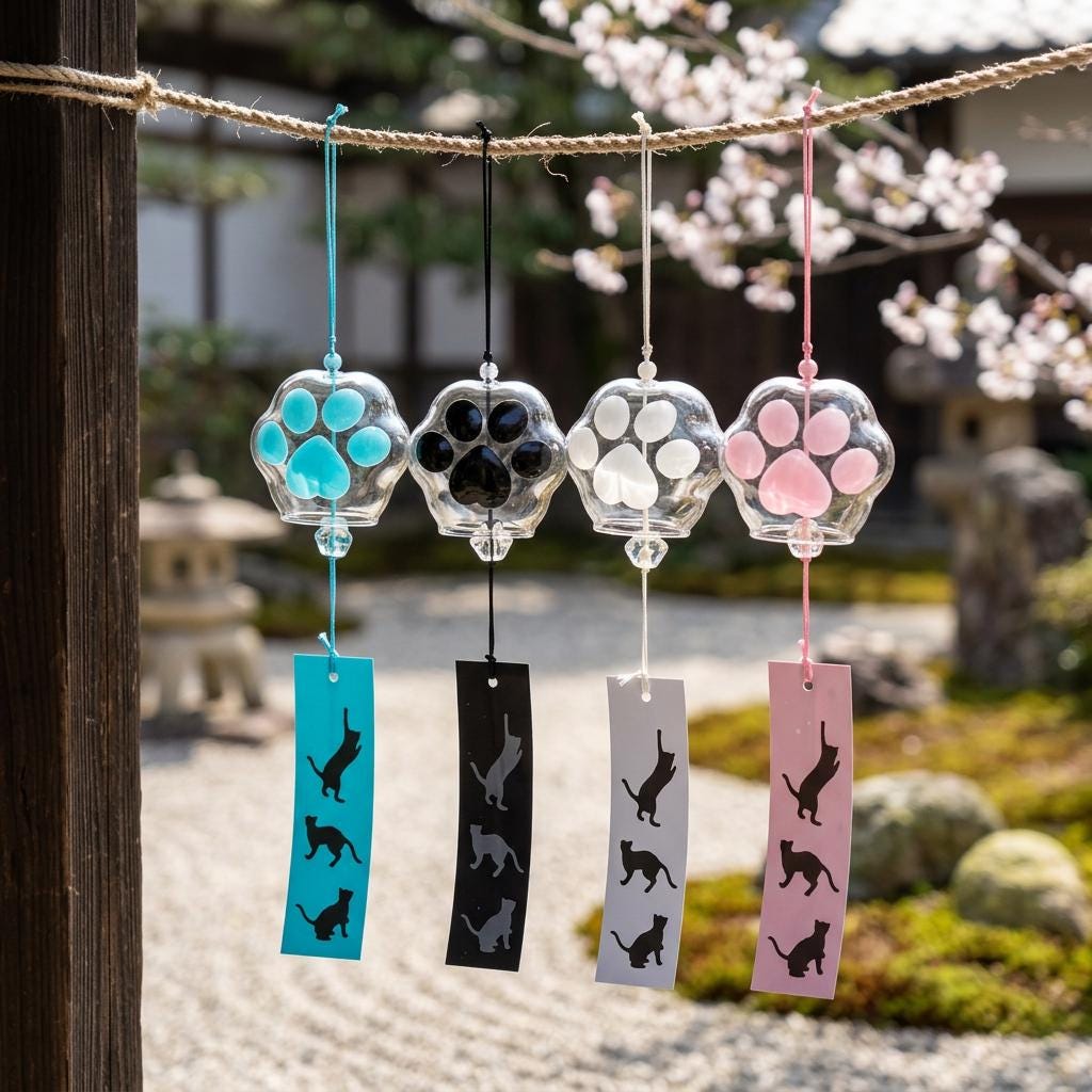 Japanese Cat Glass - Etsy