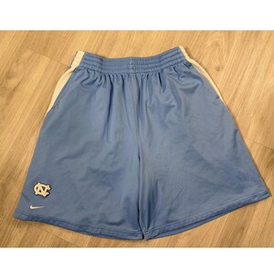 Nike Team UNC North Carolina Tar Heels Basketball Shorts Blue Mens XL Fit Dry image 2