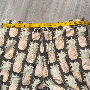 Tommy Bahama Relax Mens Pineapple Print Board Shorts Gray Swim Trunks L image 10