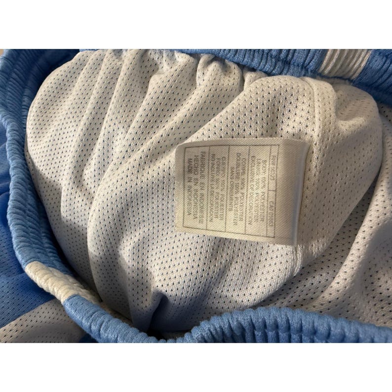 Nike Team UNC North Carolina Tar Heels Basketball Shorts Blue Mens XL Fit Dry image 11