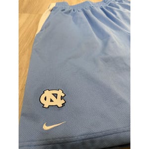 Nike Team UNC North Carolina Tar Heels Basketball Shorts Blue Mens XL Fit Dry image 5