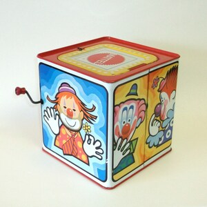 vintage mattel jack in the music box