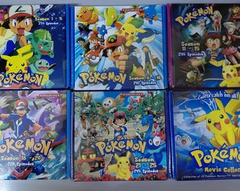 DVD Pokemon TV Series Season 1-25 Vol.1-1223End+23Movies+TV Sp+Pikachu Shorts Expedite Shipping