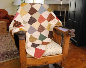 Civil War Tumbler quilt kit - Pre-cut
