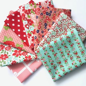 Fat Quarter bundle of 8 - Bonnie and Camille prints from Moda