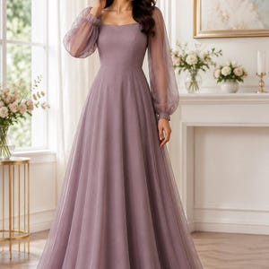 blue tulle prom dress Sweet Sparkly V Neck Dresses with 3D Flowers fg2366 Color:Lilac Silver YGroup_15014220661101 the royal blue hue Bella and Bloom Boutique