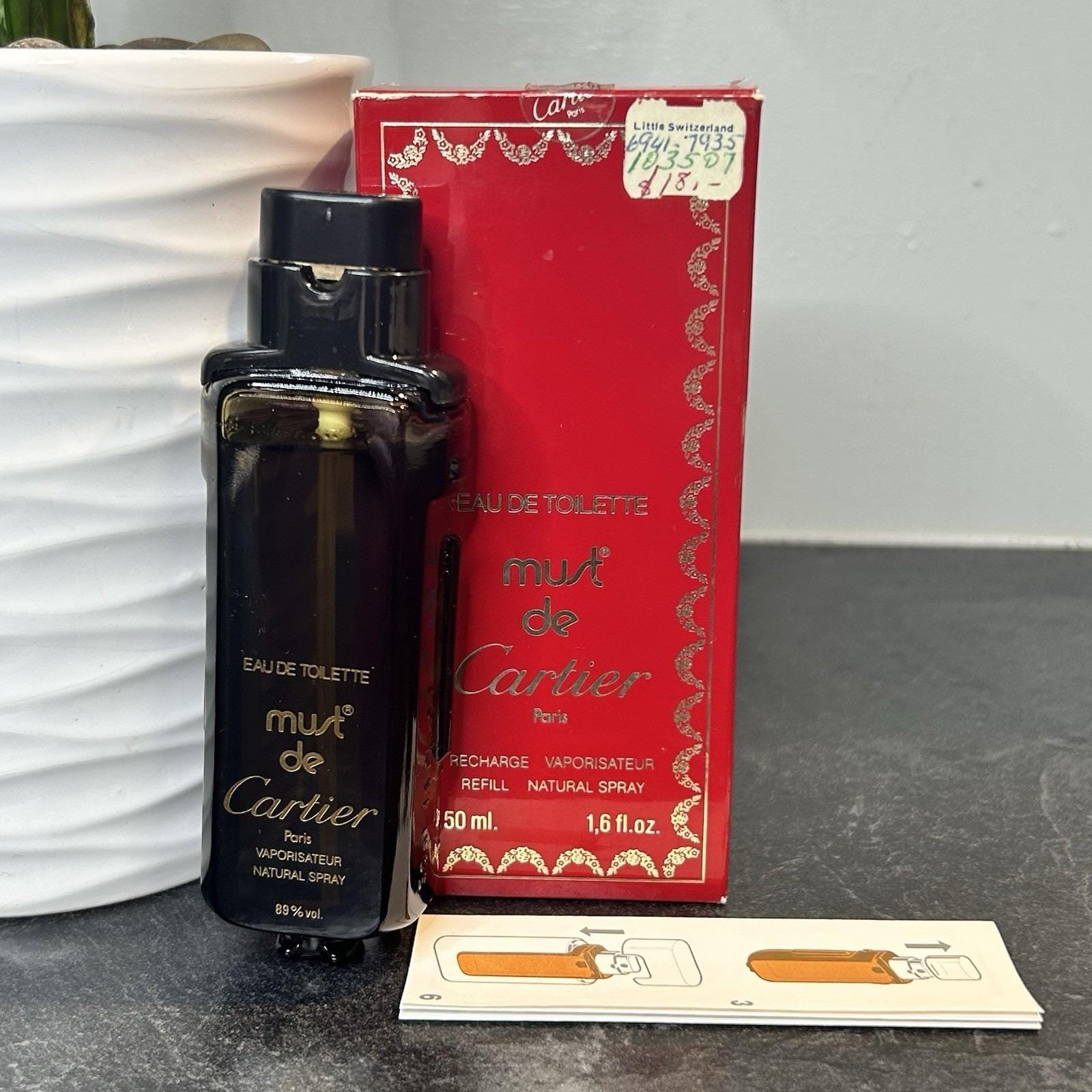 Must de Cartier 携帯用香水スプレー ヴィンテージ品 Perfume Must De Cartier Refill - Etsy