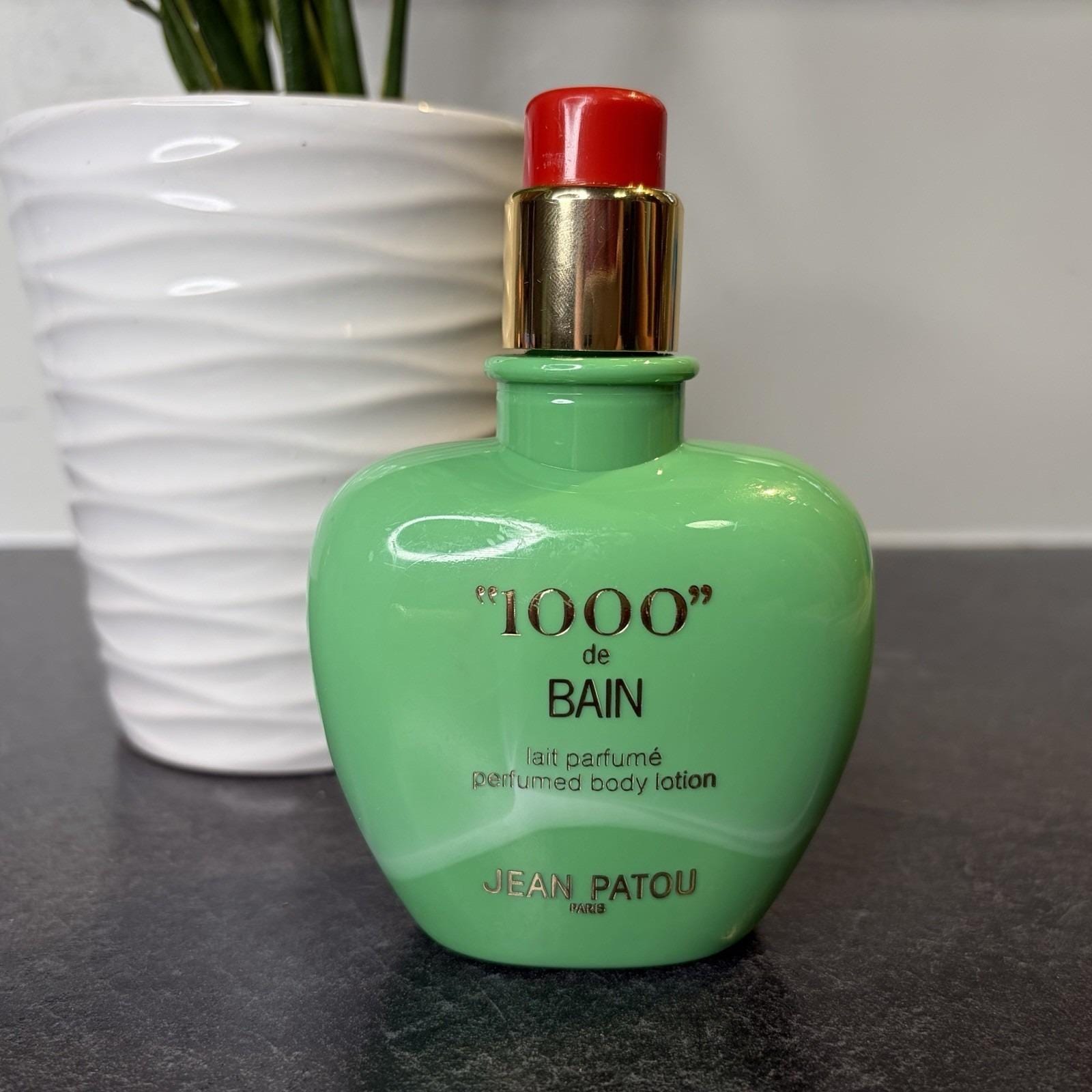 Vintage Jean Patou 1000 De Bain Perfumed Body Lotion 200ml Large