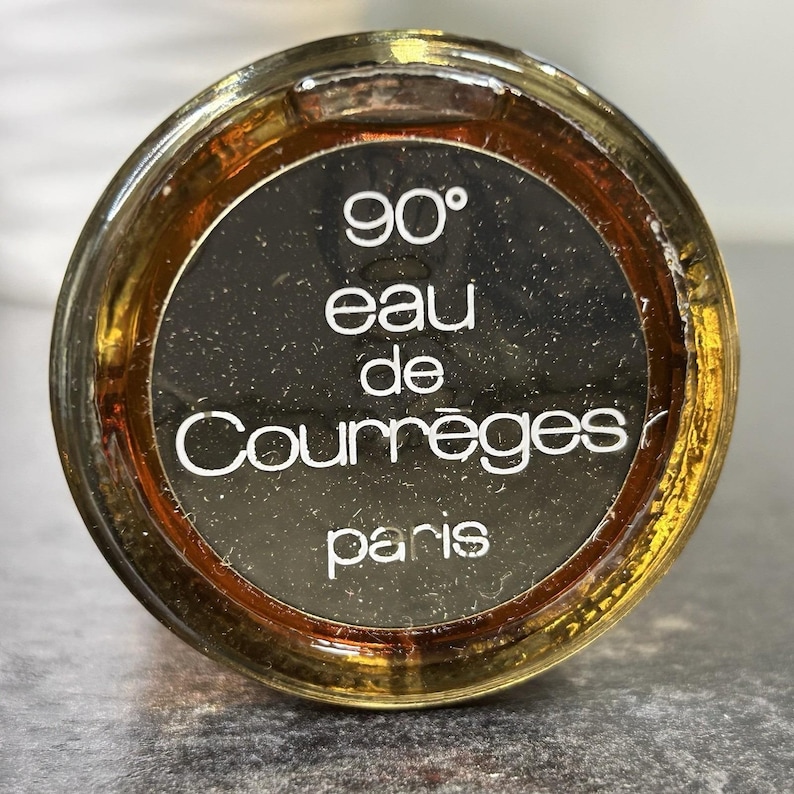 Vintage Eau De Courreges Jumbo Splash Refill Perfume 1970s HARD TO FIND afbeelding 5