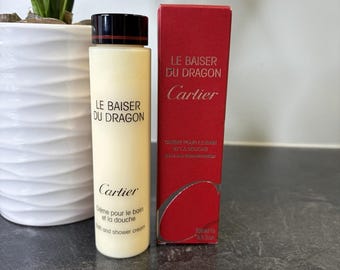 NEW Cartier Le Biased Du Dragon Bath & Shower Cream 3.3 Fl oz