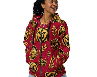 URSUA Royal Heritage – Hoodie Carmine Gold – LEGACIS81
