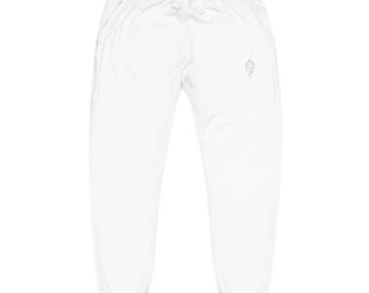 Faith inspired Sweatpants | White Fleece Joggers