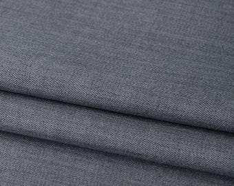 Wysokiej jakości gruba tkanina garniturowa, cięta na wymiar, dostępna w wielu kolorach, ładnie układająca się, gładka tkanina na formalne stroje, spodnie i kurtki, do samodzielnego szycia. A40