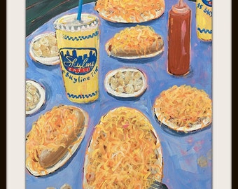 Skyline Chili Art Still Life Cincinnati Art Cincinnati's Chili PRINT 8" x 10"