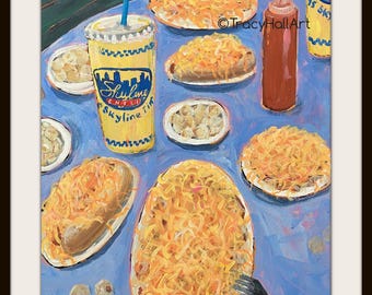 Skyline Chili Art Still Life Cincinnati Art Cincinnati's Chili PRINT 8" x 10"