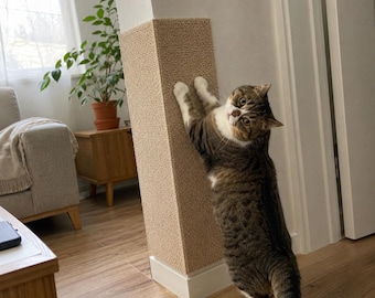 Couch Protect Cat Scratcher – Self-Adhesive Anti-Scratch Sofa Guard, Natural Jute Carpet Pad for Pets