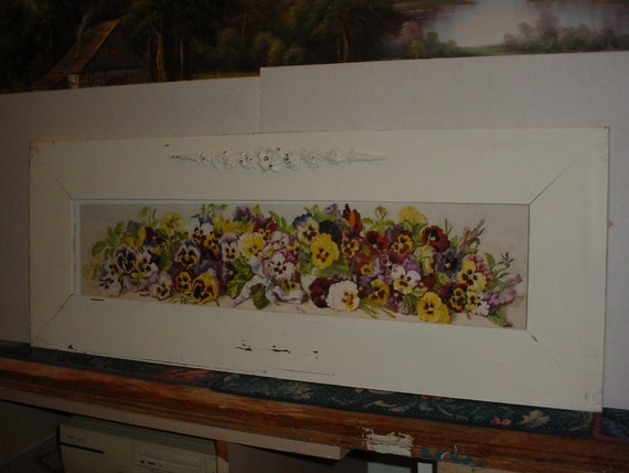 Art Print of Vintage Art Study of Pansies by Grace Barton Allen