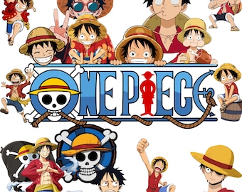 Pacchetto di file SVG in stile anime One Piece / File di taglio in stile manga (download digitale)