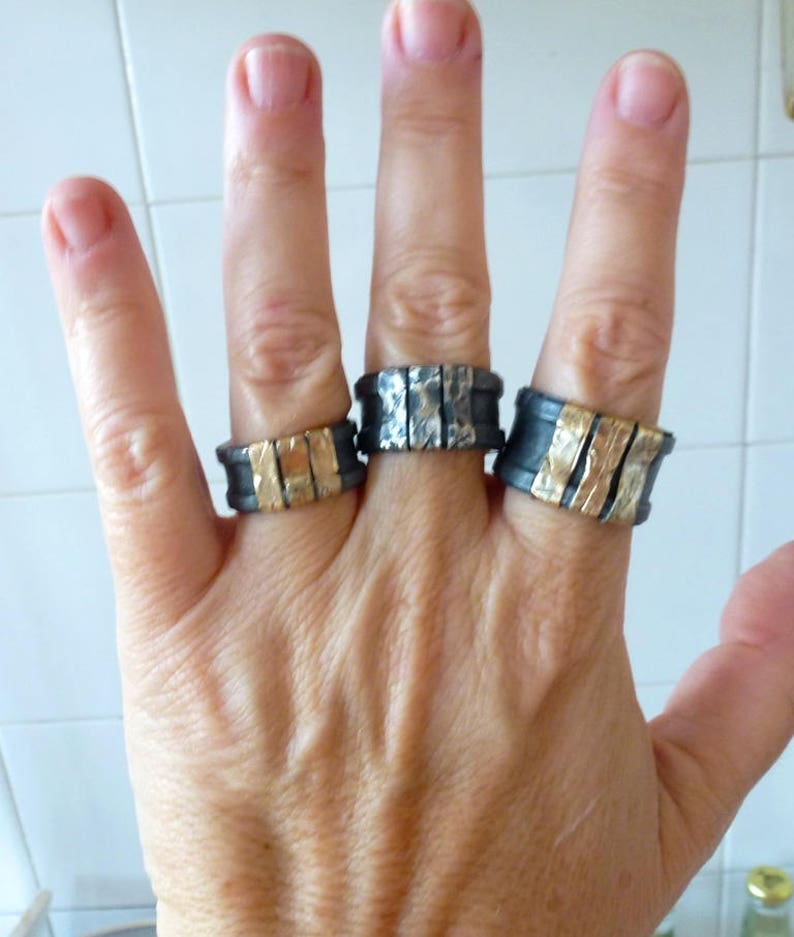 men/'s and women/'s band wedding sets Wedding ring Ring for Men Silver Wedding band Brushed Oxidized Sterling Silver men/'s Ring