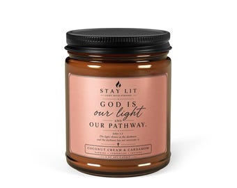 Candela al profumo di crema di cocco e cardamomo da 255 g (9 oz)