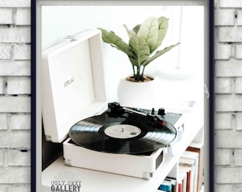 Minimalist Turntable Photograph 8x10 Digital Download