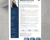ATS Resume Template Bundle | Professional CV Templates for Word & Canva | Cover Letter | Job Application Kit | Modern Resume Pack