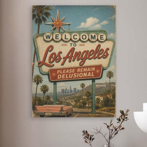 Vintage Los Angeles Signs - Etsy