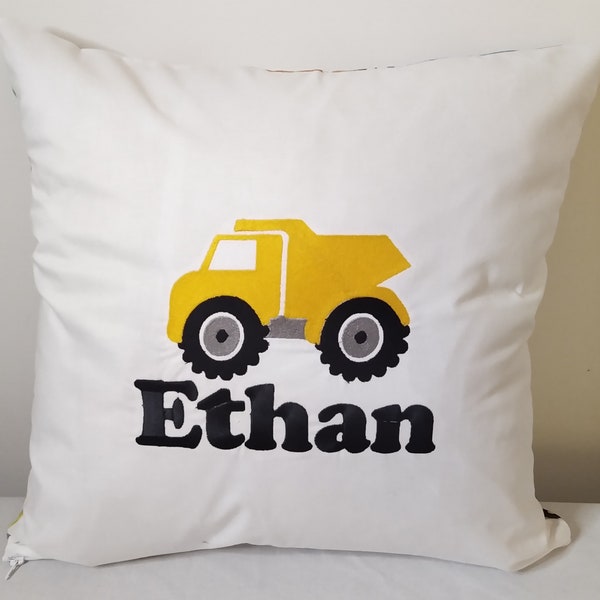 Dump Truck Pillow Etsy
