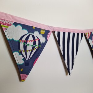 Hot Air Balloon Pennant Banner/Air Balloon Wall Decor