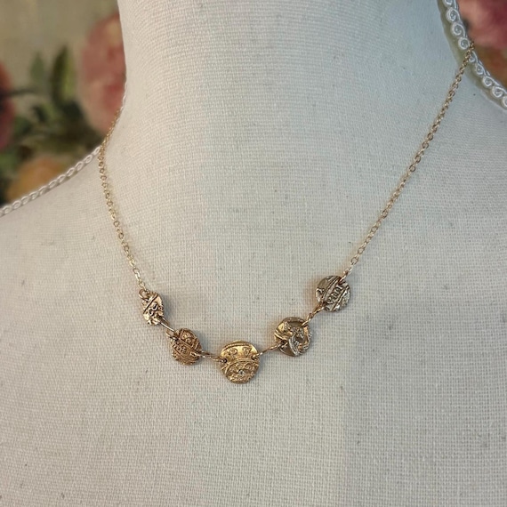 Multi Coin Unearthed Necklace