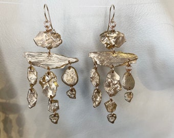 Harpeth Chandelier Earrings in Bronze