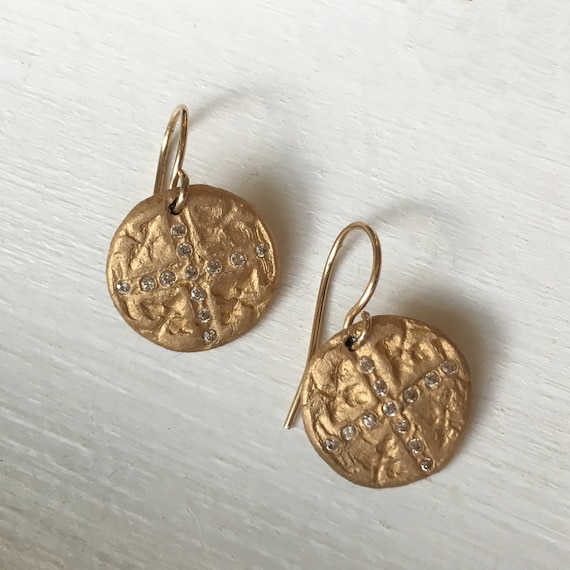 Cosette Earrings in Bronze and gold